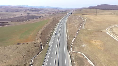 Verkehr auf der Autobahn
