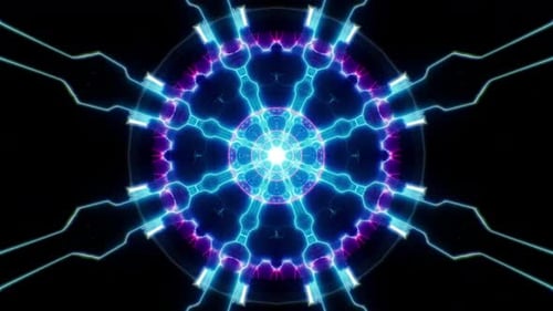 Scifi Electric Energy Effects 4K Loop