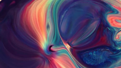 Abstract Food Paint Diffusion Art 50