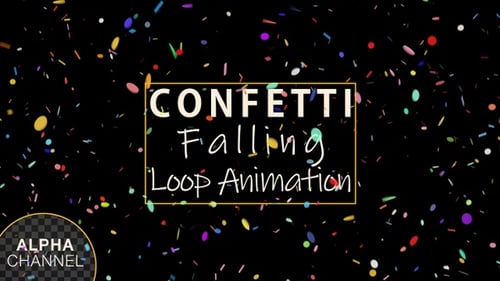 Confetti Falling Loop