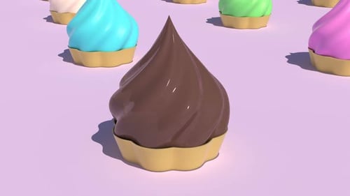 Chocolate Cake Homemade Food Able to Loop Seamless