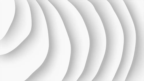 Weiße und graue glatte glänzende Streifen abstrakte geometrische Bewegung.