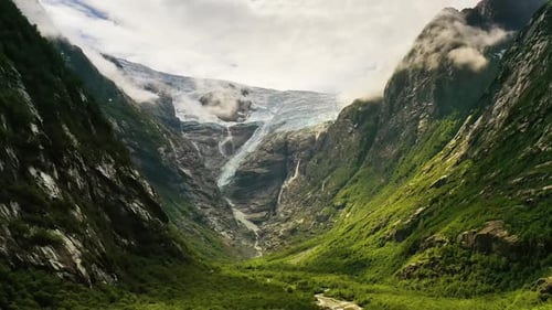 Beautiful Nature Norway Glacier Kjenndalsbreen