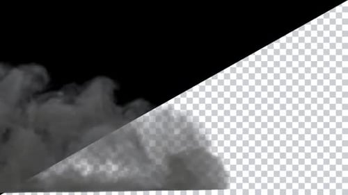 Dynamic Realistic Smoke Reveal with Alpha Channel