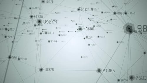 Digital Network Data Connections Abstract Technology Background