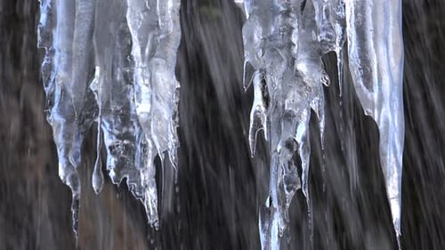Winter Wasserfall Icıcle