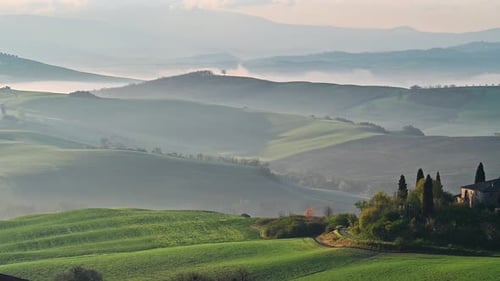 Spring morning in Tuscany