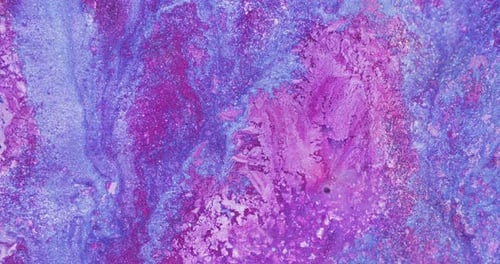 Abstract Design with Swirling Blue, Purple, and Pink