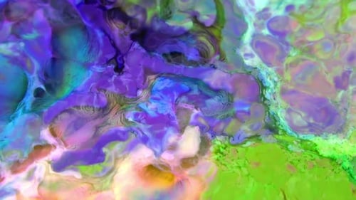 Color Explosion Abstract Vivid Art Painting Texture