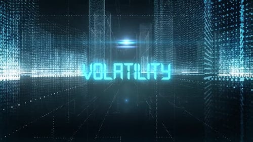 Skyscrapers Digital City Economics Word Volatility