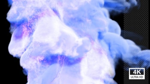 Dynamic Colorful Fluid Smoke Element