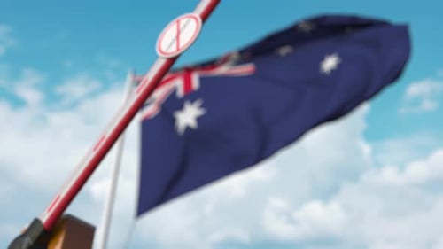 Australia Coronavirus Border Barrier Animation