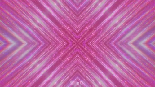 Sparkling Pink Particle Kaleidoscope Background Loop