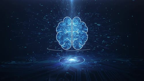 Technology Artificial Intelligence Concept.