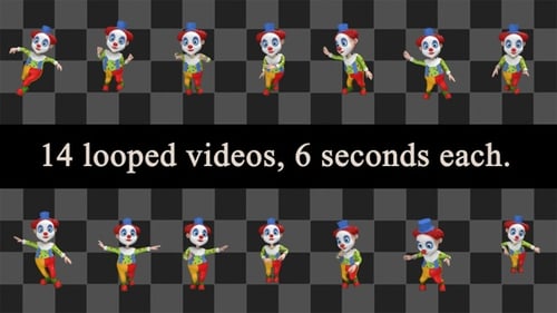 Loop-Paket mit Clown-Bewegung