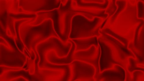 Abstract Glowing Red Liquid Flow Seamless Loop