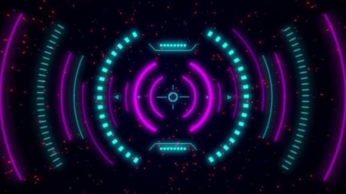 4K Hud Background 02 Seamless Loop