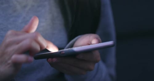 Woman Using Smart Phone