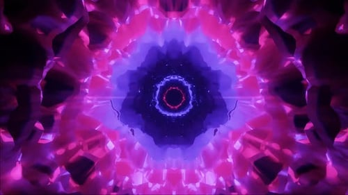 Energy tunnel. Abstract portal. Colorful swirl. Moving through neon lights.