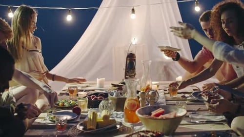 Outdoor Celebration on the Beach