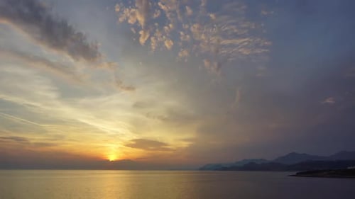 Sunset Sea and Sky