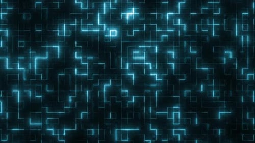 Labyrinth-Schleife mit leuchtender Technologie