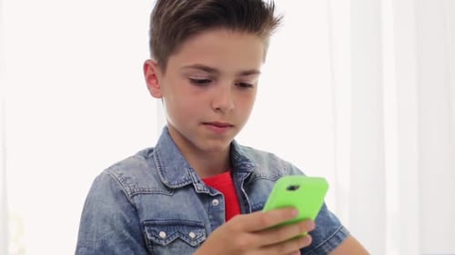 Teen Using a Cell Phone
