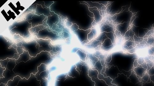 Dynamic Electric Lightning Arcs Energy Flash Overlay