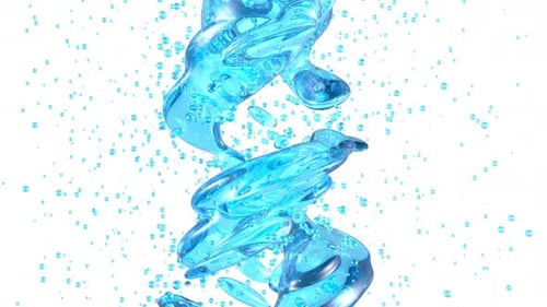 Falling Water Drops Animation