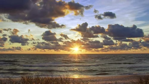 Sunset at Baltic Sea
