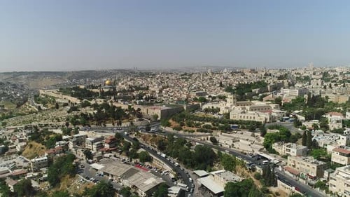 Aerial view of Jerusalem