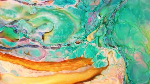 Abstract Paint Colours Diffusion