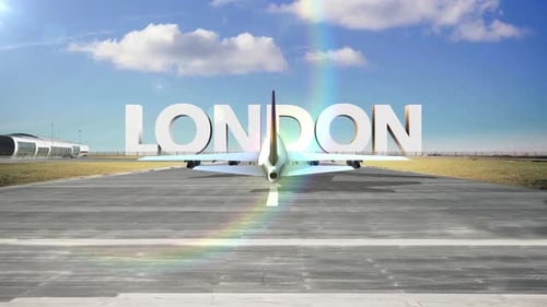 Commercial Airplane Landing Capitals And Cities London