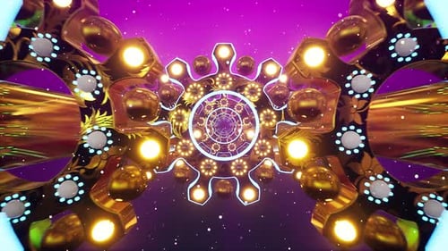 Gold Ornament Tunnel