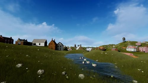 Small Town Landscape