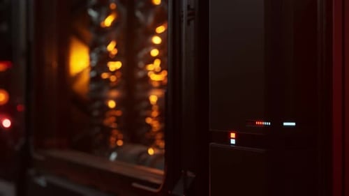 Futuristic Motion Background or Cyber Surface with Metal and Lights