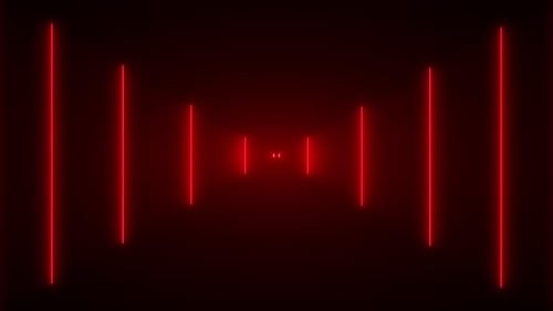 Vj Neon Laser Show Background Loop. 4k