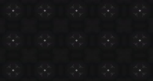 Dynamic Abstract Geometric Kaleidoscope Pattern Background Animation