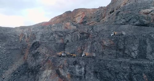 Mining Site Constructions 2 Aerial View