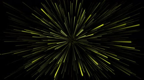 Abstract yellow ethereal meditation loop background.
