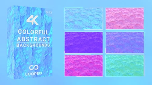 Colorful Churning Liquid Backgrounds