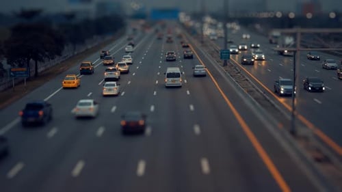 Miniature Traffic Road