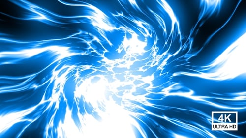 Abstrakter Fraktal Blue Twist