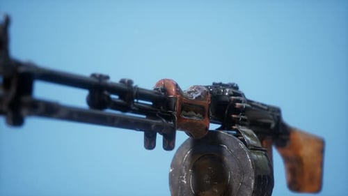 sowjetisches Maschinengewehr. Waffen der Armee der UdSSR