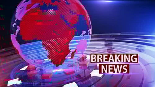 Breaking News Background Loop D51