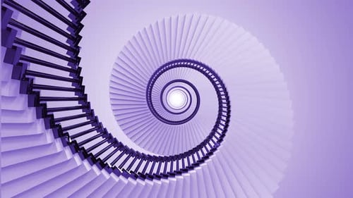Die Treppe hinaufsteigen