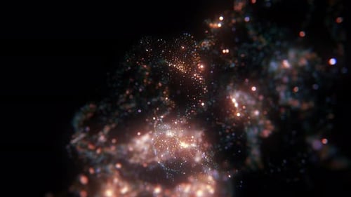 Luciérnaga voladora brillante