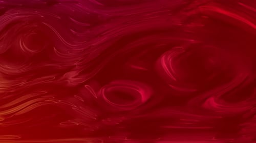Abstract Red Fluid Flow Seamless Loop Background