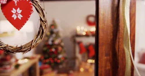 Christmas Decorations in a Home