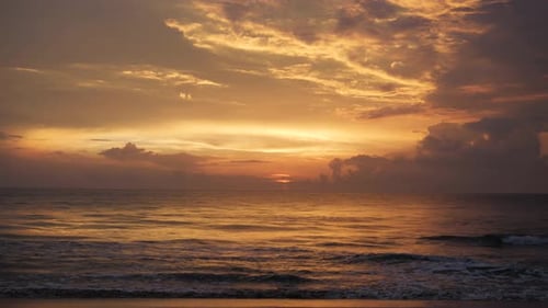 Beautiful Sunset Over the Ocean